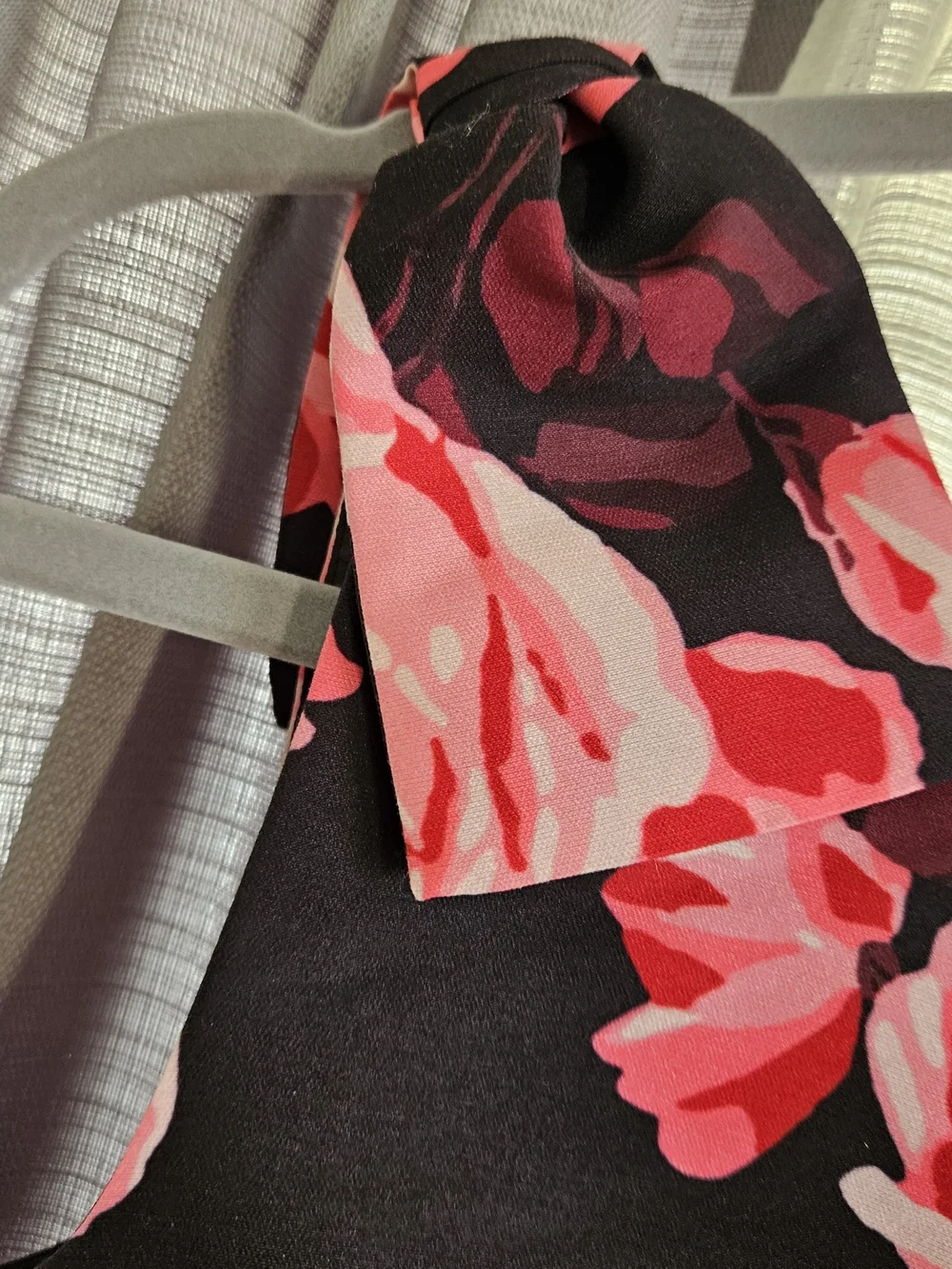 kate spade Black Dress with Pink Rose Print